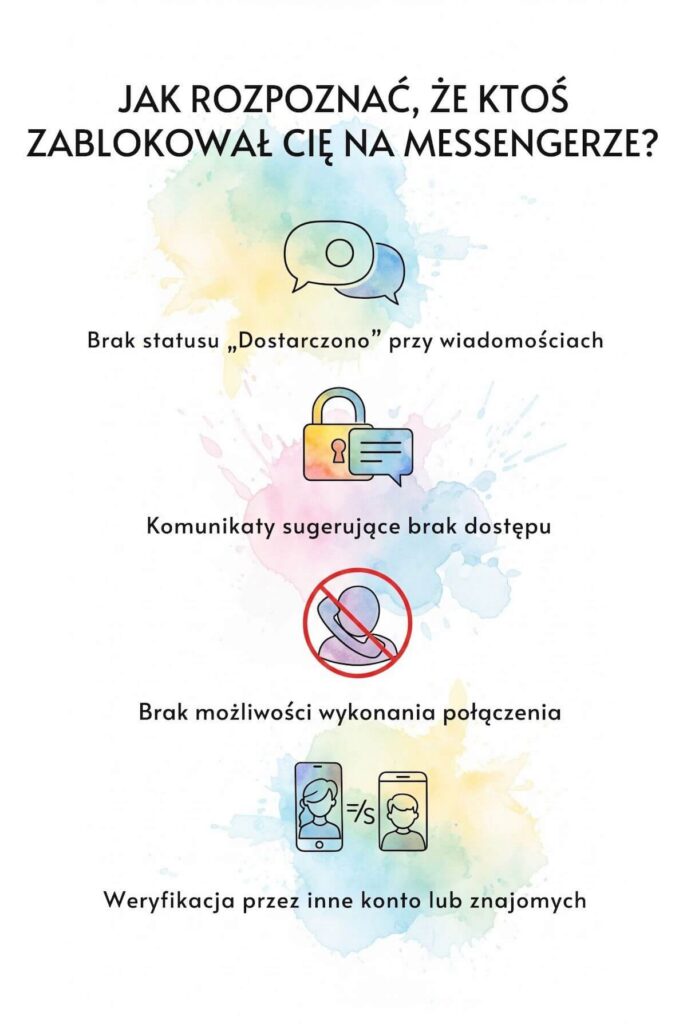 Jak rozpoznać, że ktoś zablokował Cię na Messengerze? Co widzi osoba zablokowana na Messengerze i jak rozpoznać blokadę?