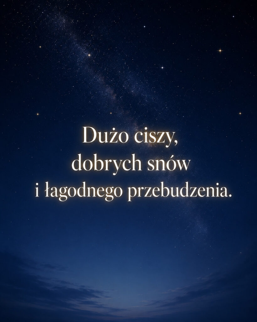 Gwiaździste niebo z subtelną Drogą Mleczną