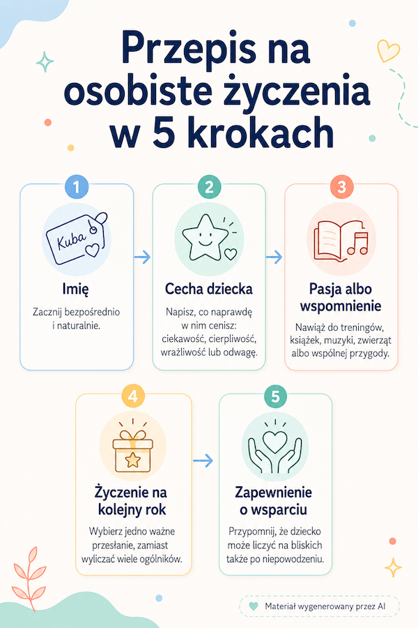 Mądre życzenia dla dziecka 10 lat w 5 krokach osobiste życzenia dla dziecka w 5 krokach
