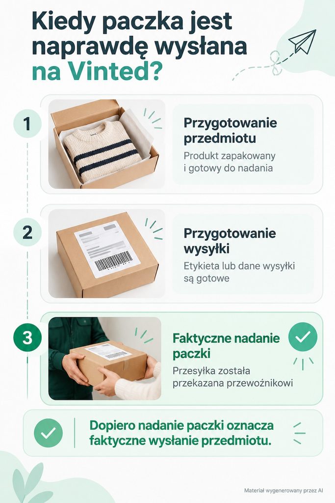 3 kroki do uznania paczki za wysłaną